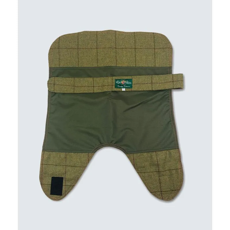 Alan Paine Tweed Showerproof Dog Coat - Lichen