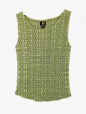 Assorted Brands Textured Matcha Sheer Top Size OSFA