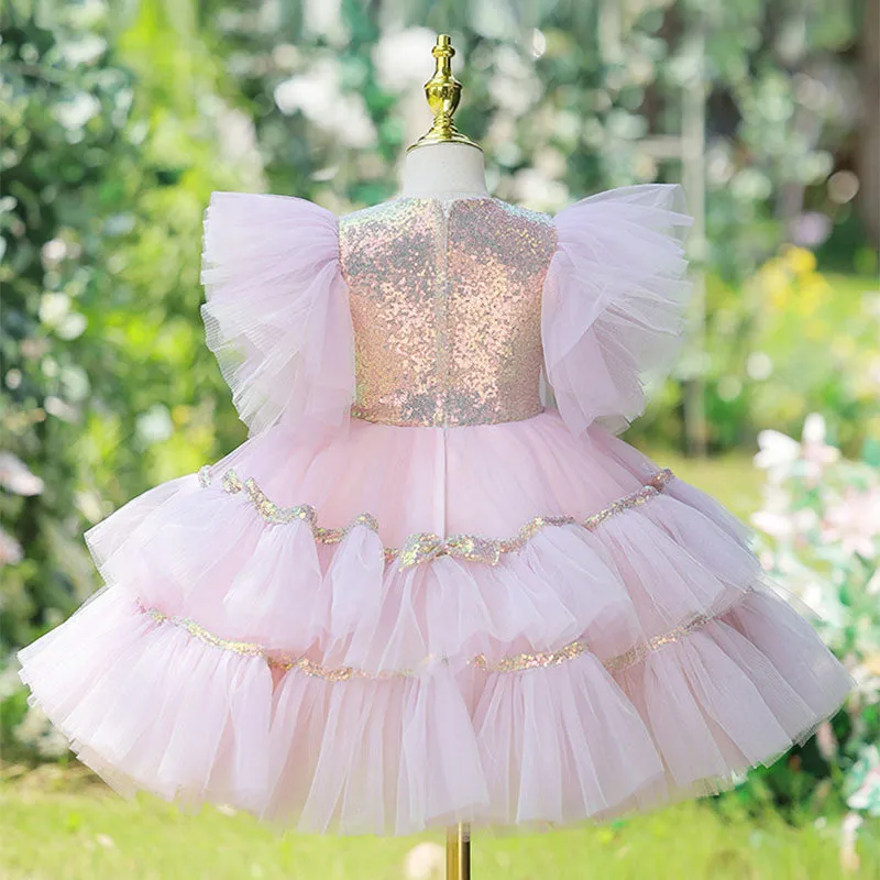 Baby Girl Ball Gowns Toddler Wedding Costume Formal Princess Dresses