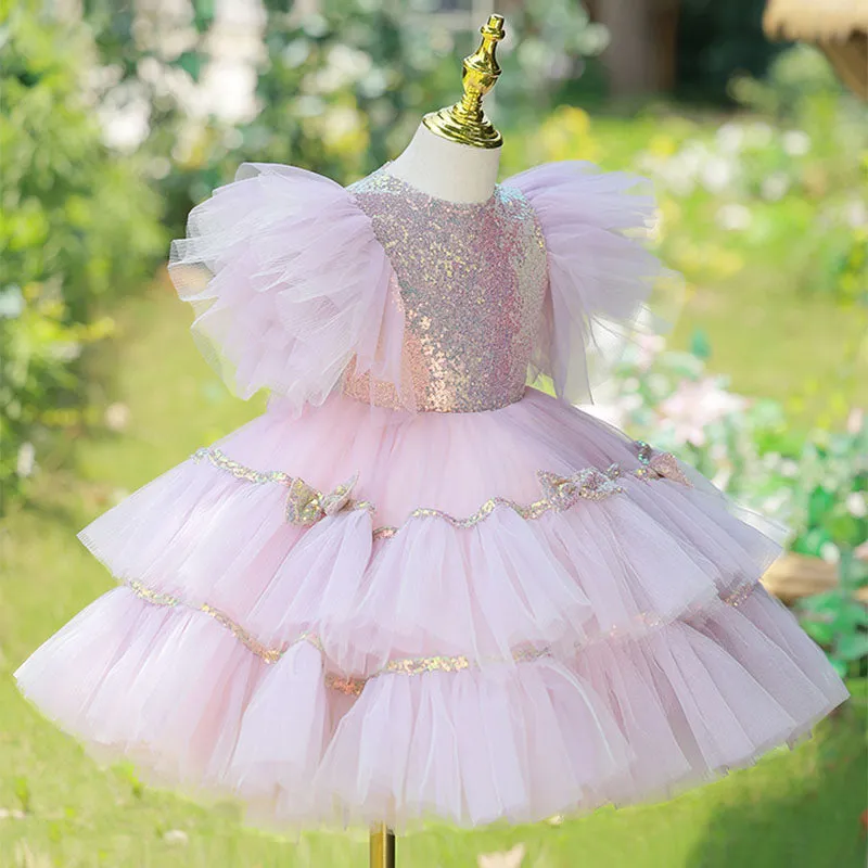 Baby Girl Ball Gowns Toddler Wedding Costume Formal Princess Dresses