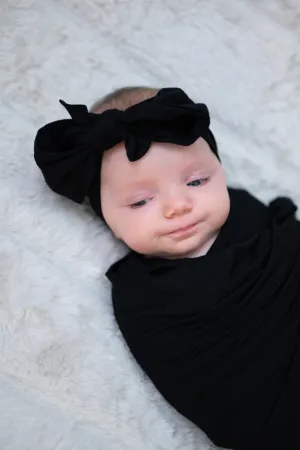 Baby Swaddle Set: Black