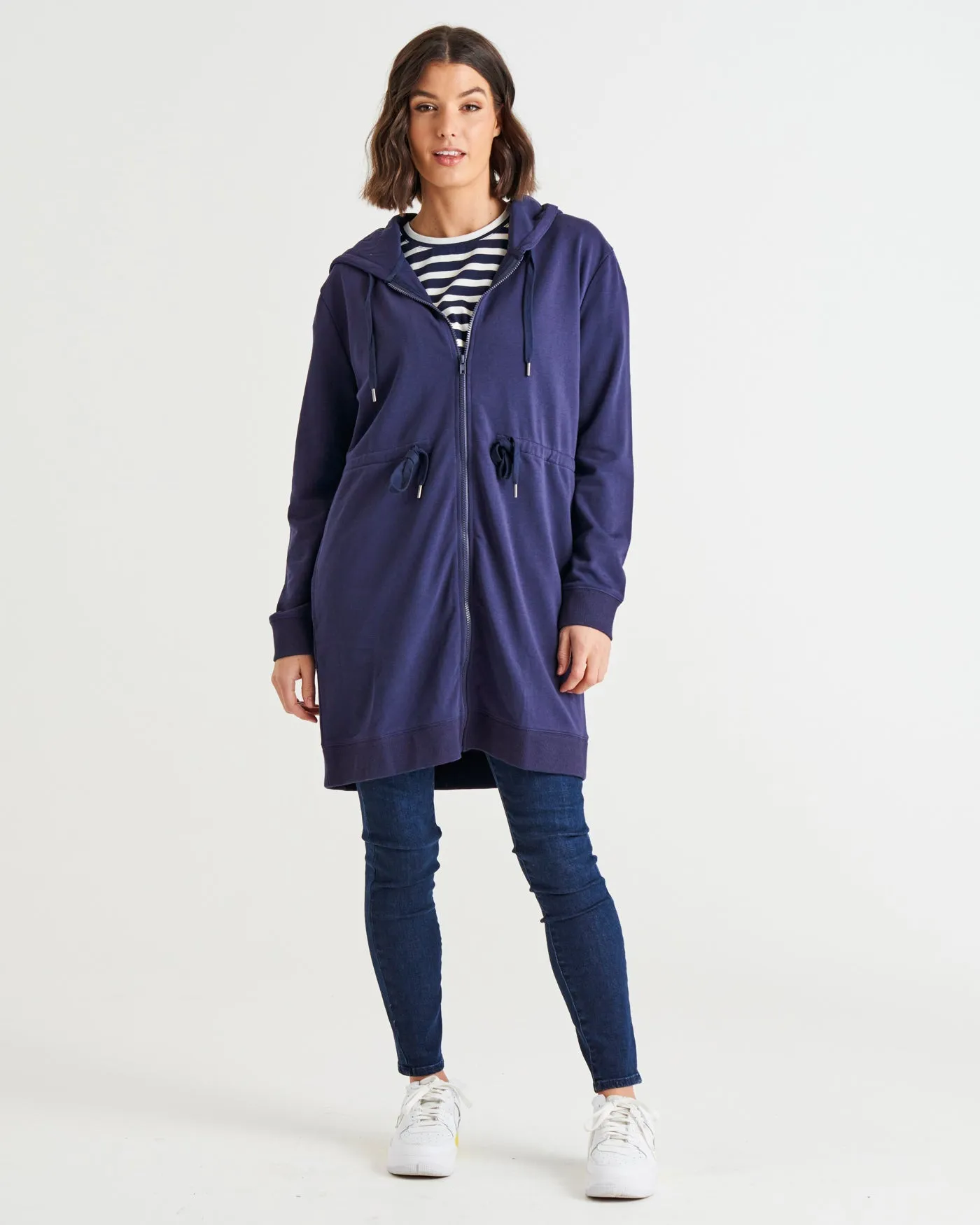 Betty Basics Anorak Sweat Jacket Blue