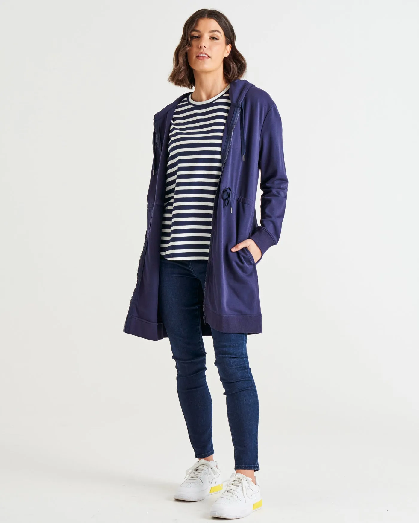 Betty Basics Anorak Sweat Jacket Blue