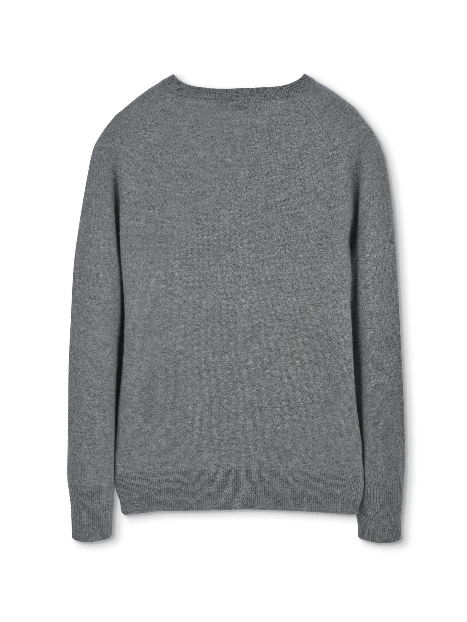 Classic Crew Neck Sweater_Grey