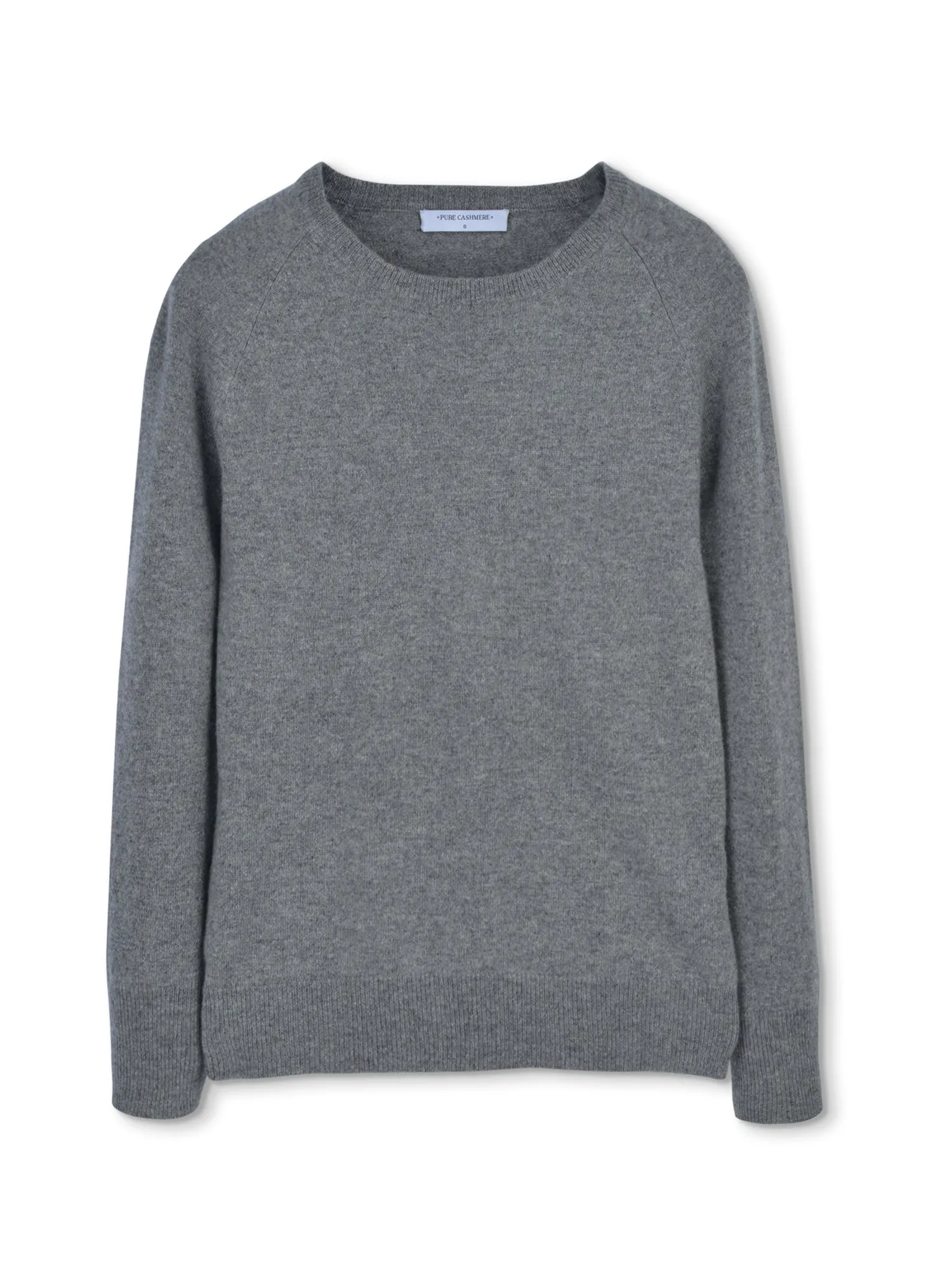 Classic Crew Neck Sweater_Grey