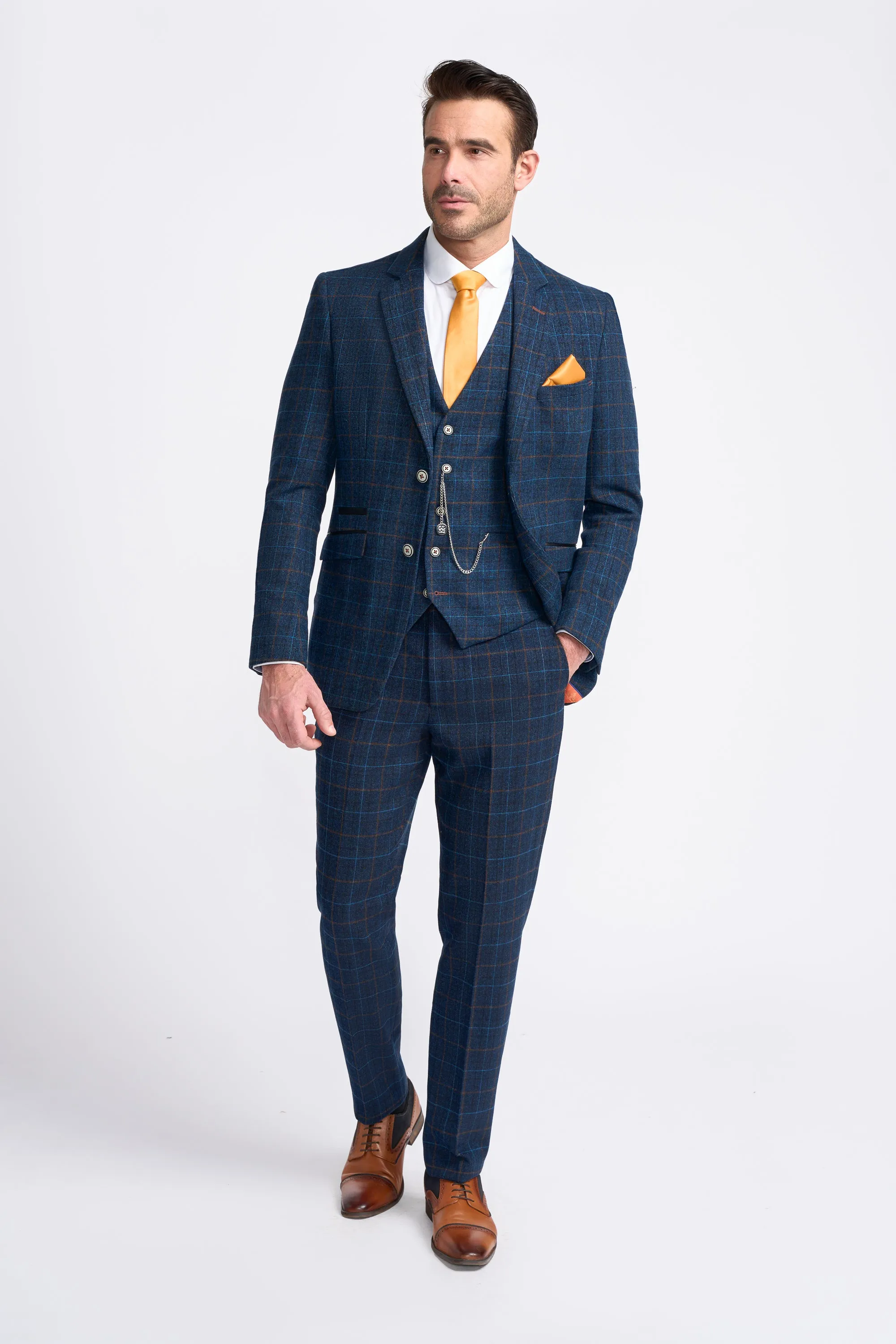 Cody Blue Check Blazer