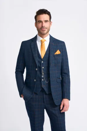 Cody Blue Check Blazer