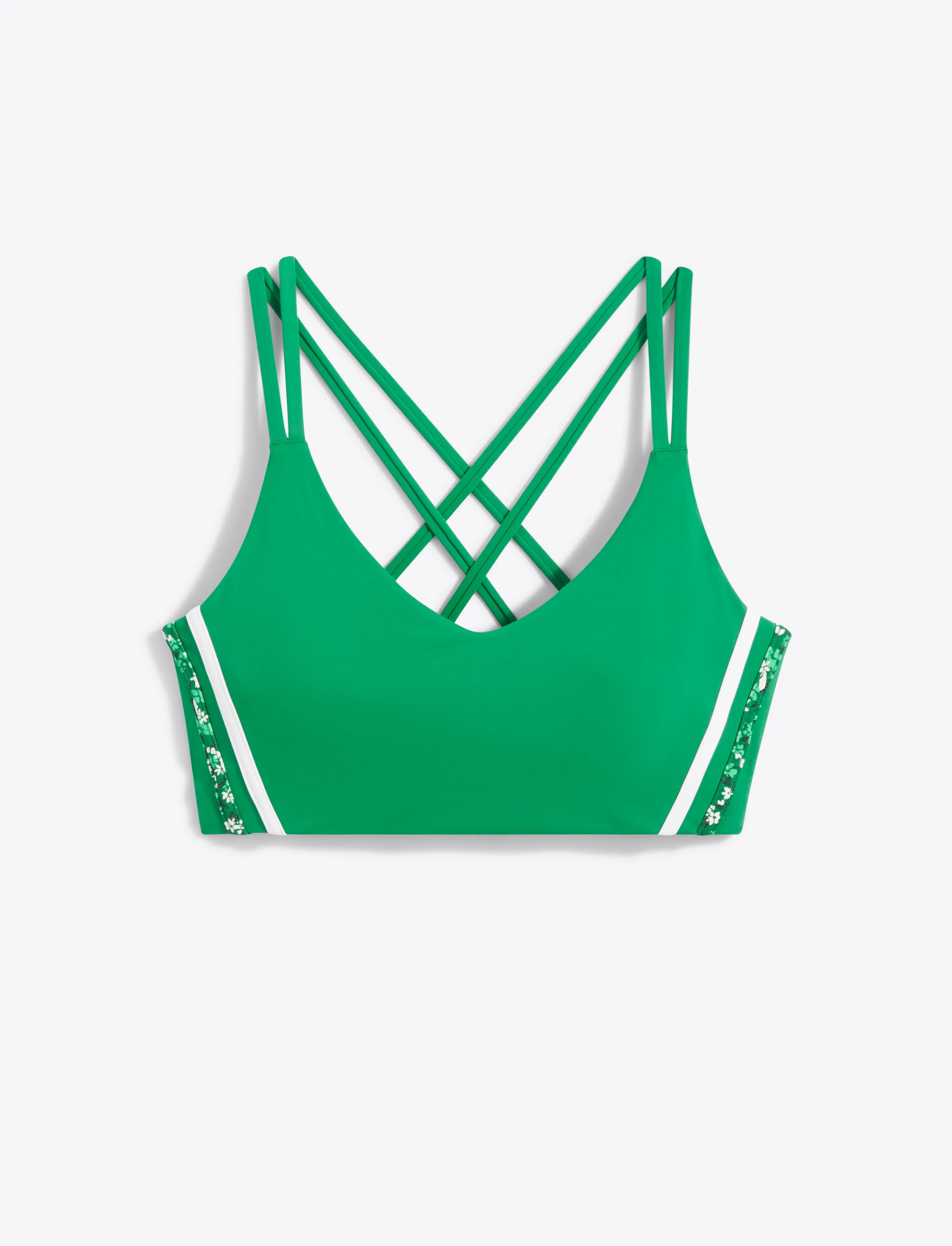 Crossback Sports Bra in Green