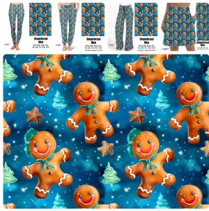 Gingerbread Men leggings and skorts with pockets