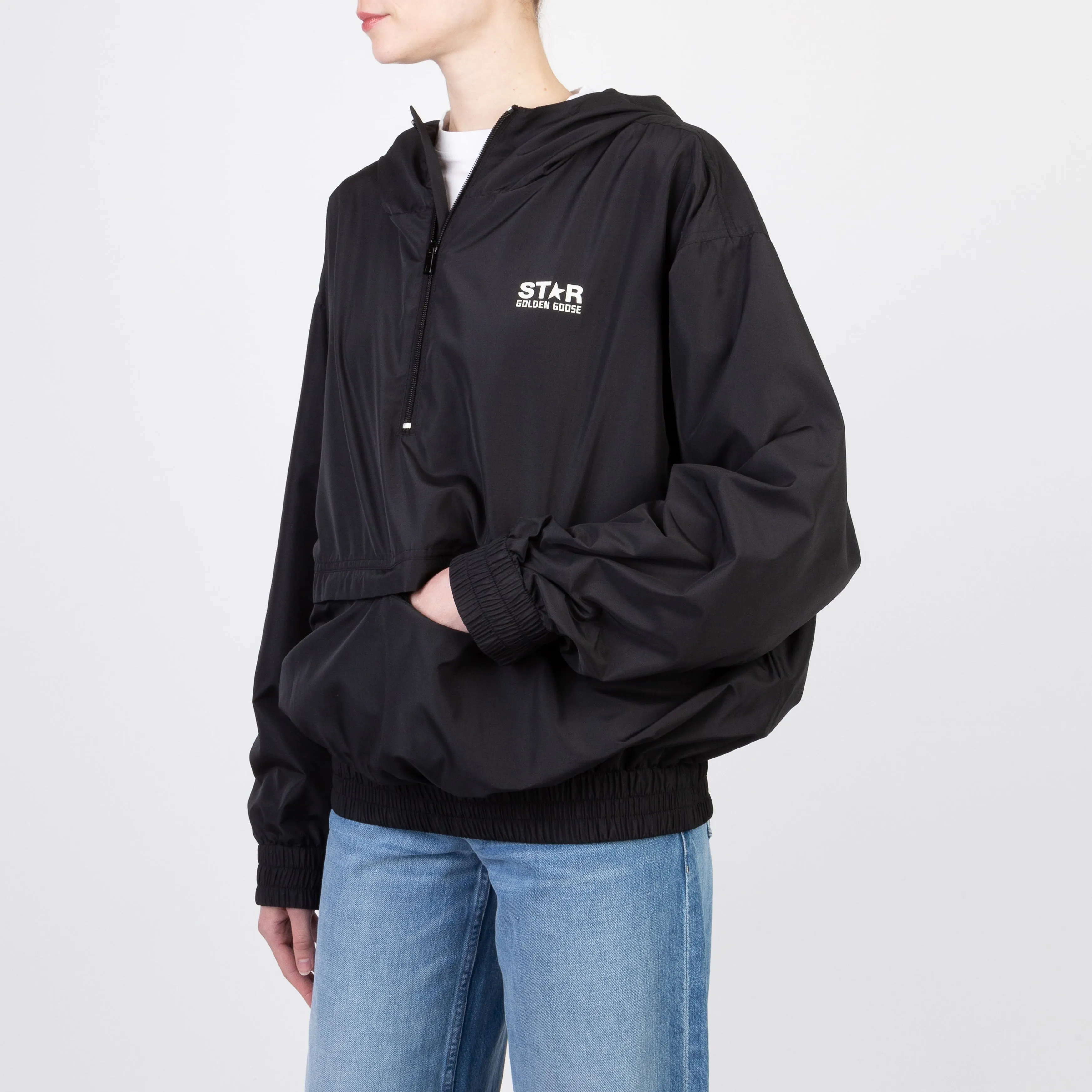 GOLDEN GOOSE ANORAK JACKET GUP01521.P001266 90100 BLACK