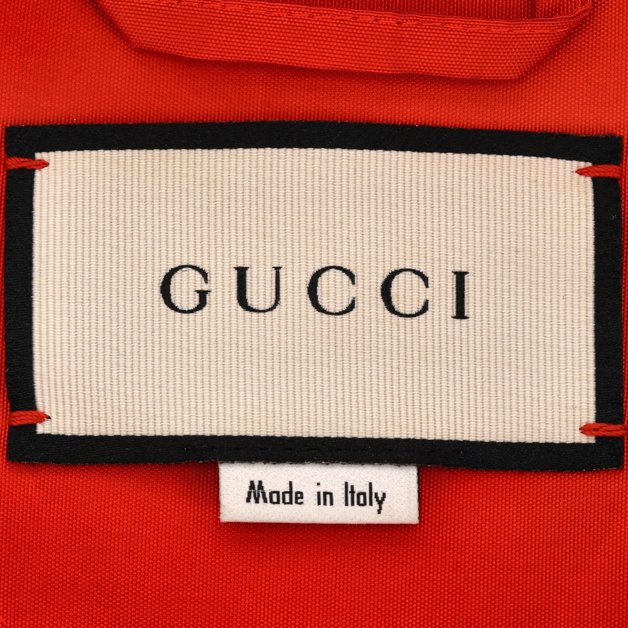 Gucci Anorak Jacket With Logo Patch. Size 44IT