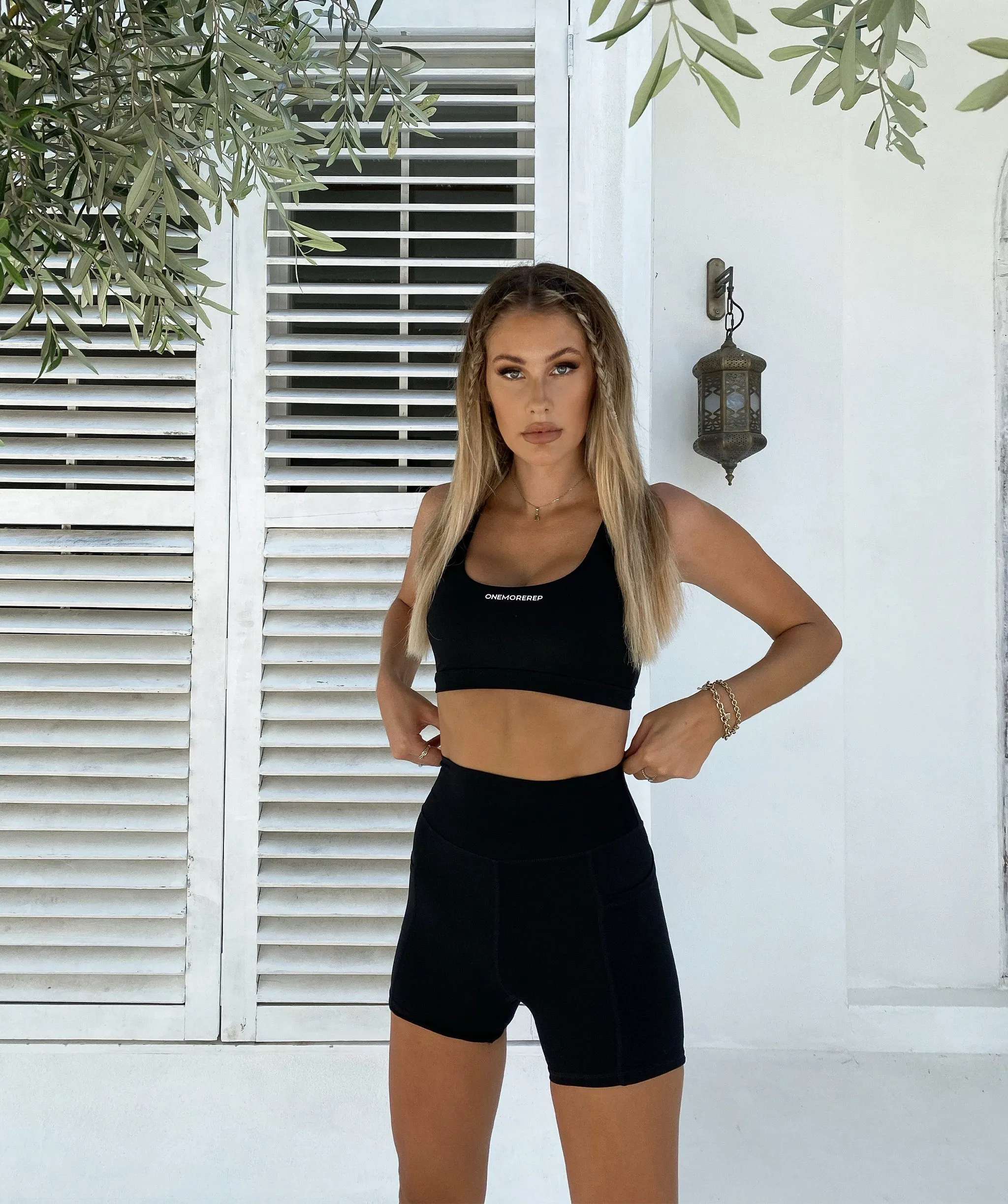 Hype Sports Bra Black