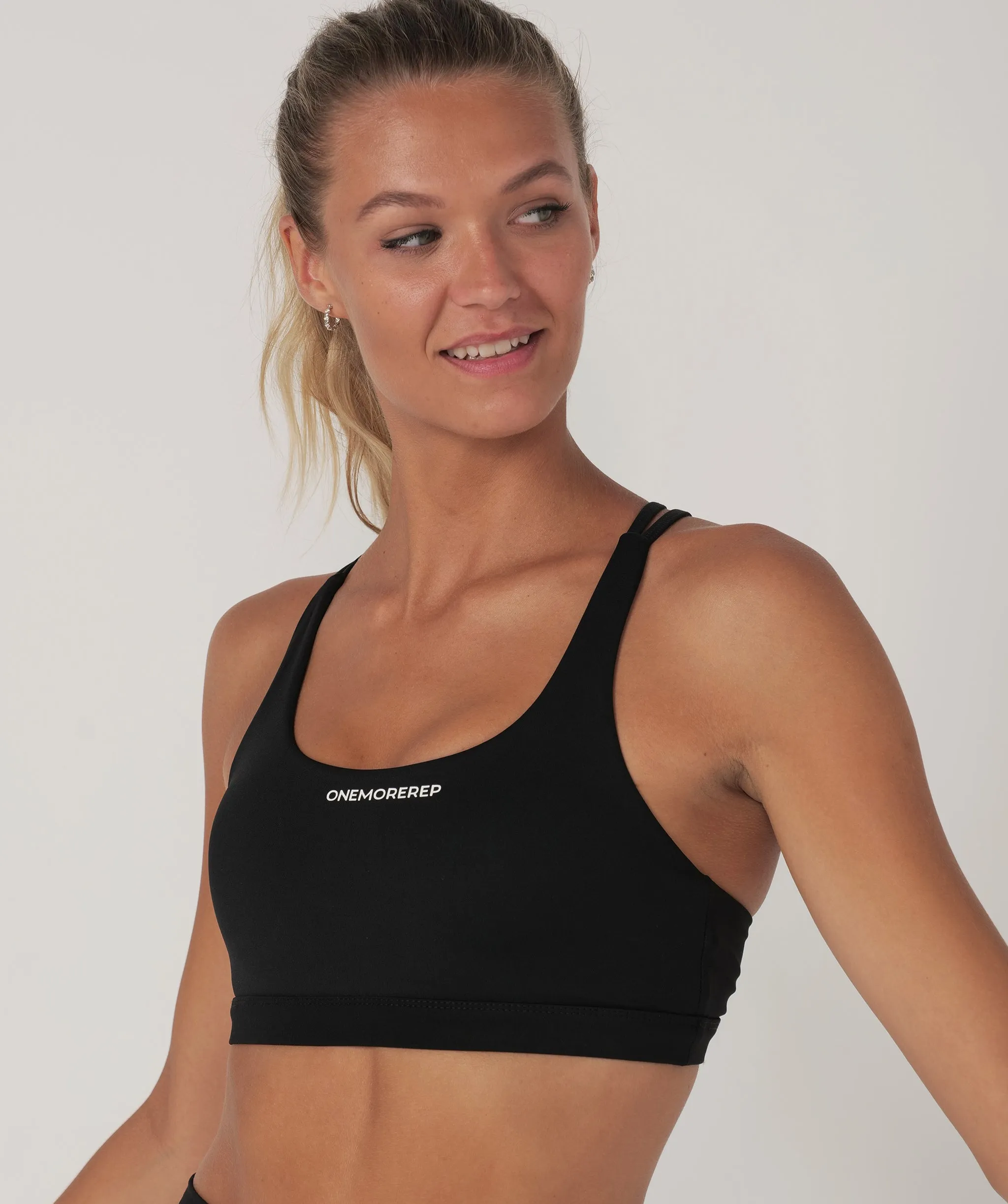 Hype Sports Bra Black