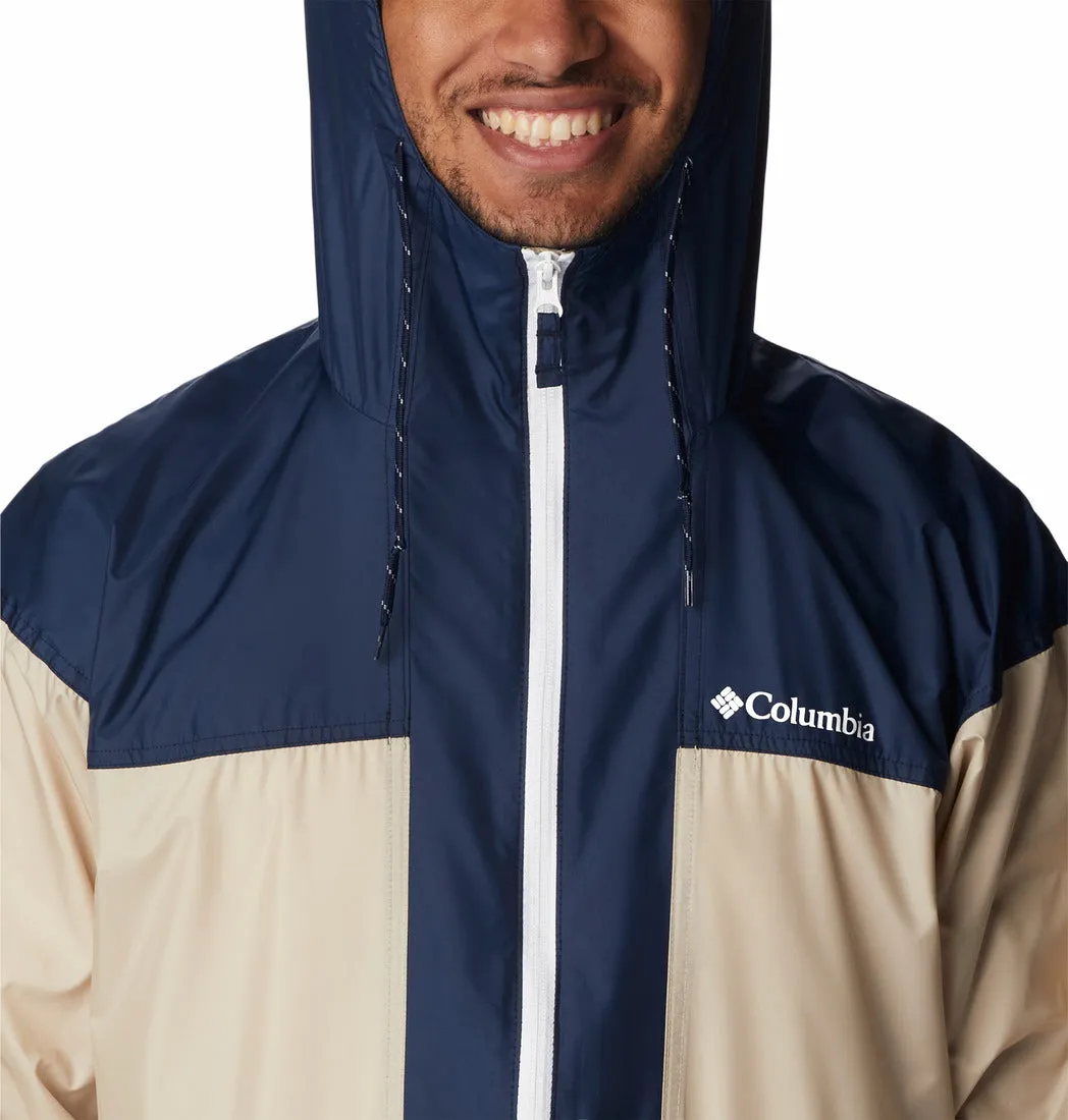 MEN'S FLASH CHALLENGER™ ANORAK - ANCIENT FOSSIL. COLLEGIATE NAVY