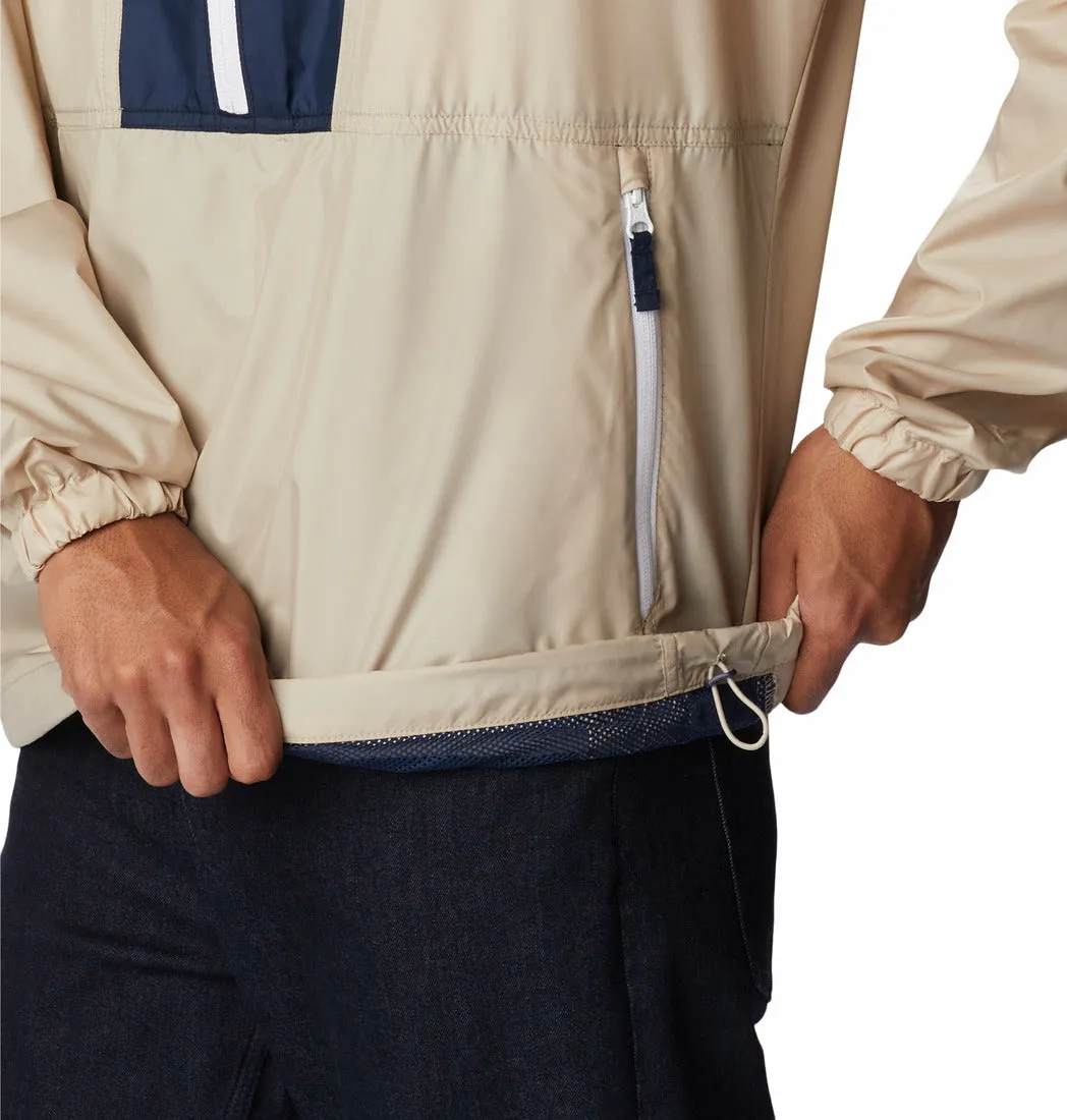 MEN'S FLASH CHALLENGER™ ANORAK - ANCIENT FOSSIL. COLLEGIATE NAVY