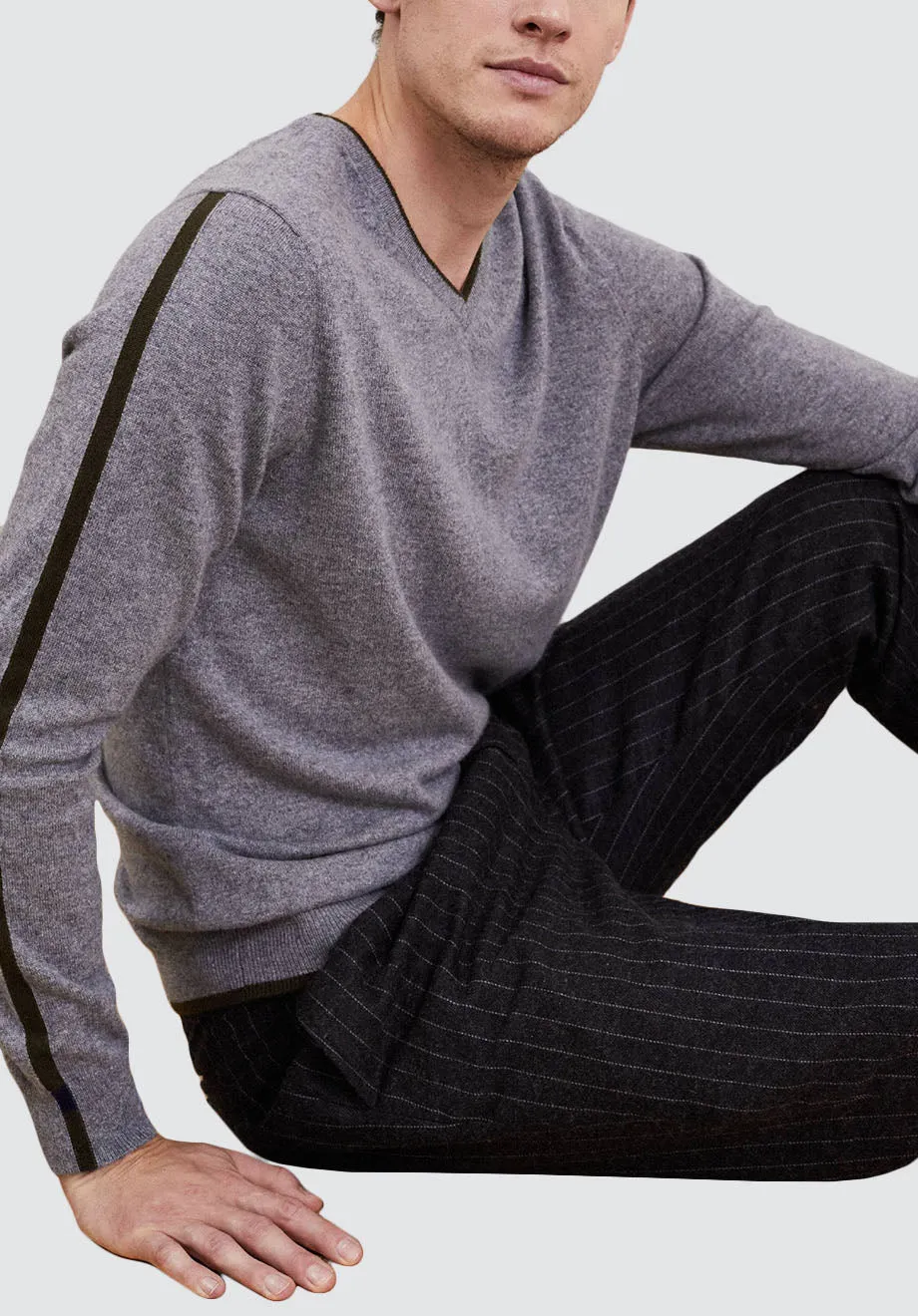 Men's V Neck Sweater | Derby