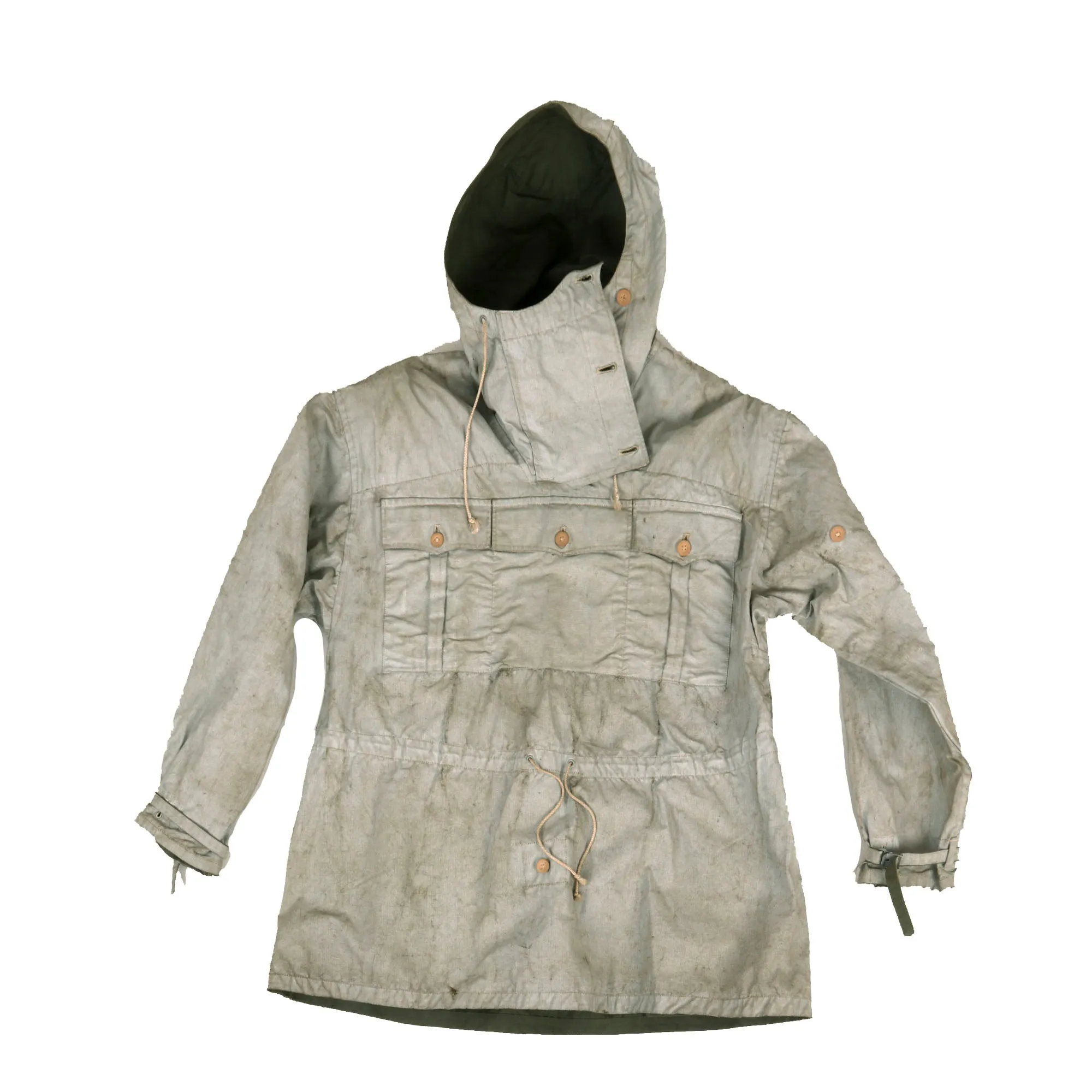 Original German WWII Gebirgsjäger Mountain Trooper M42 Wind Anorak Reversible Smock - dated 1943