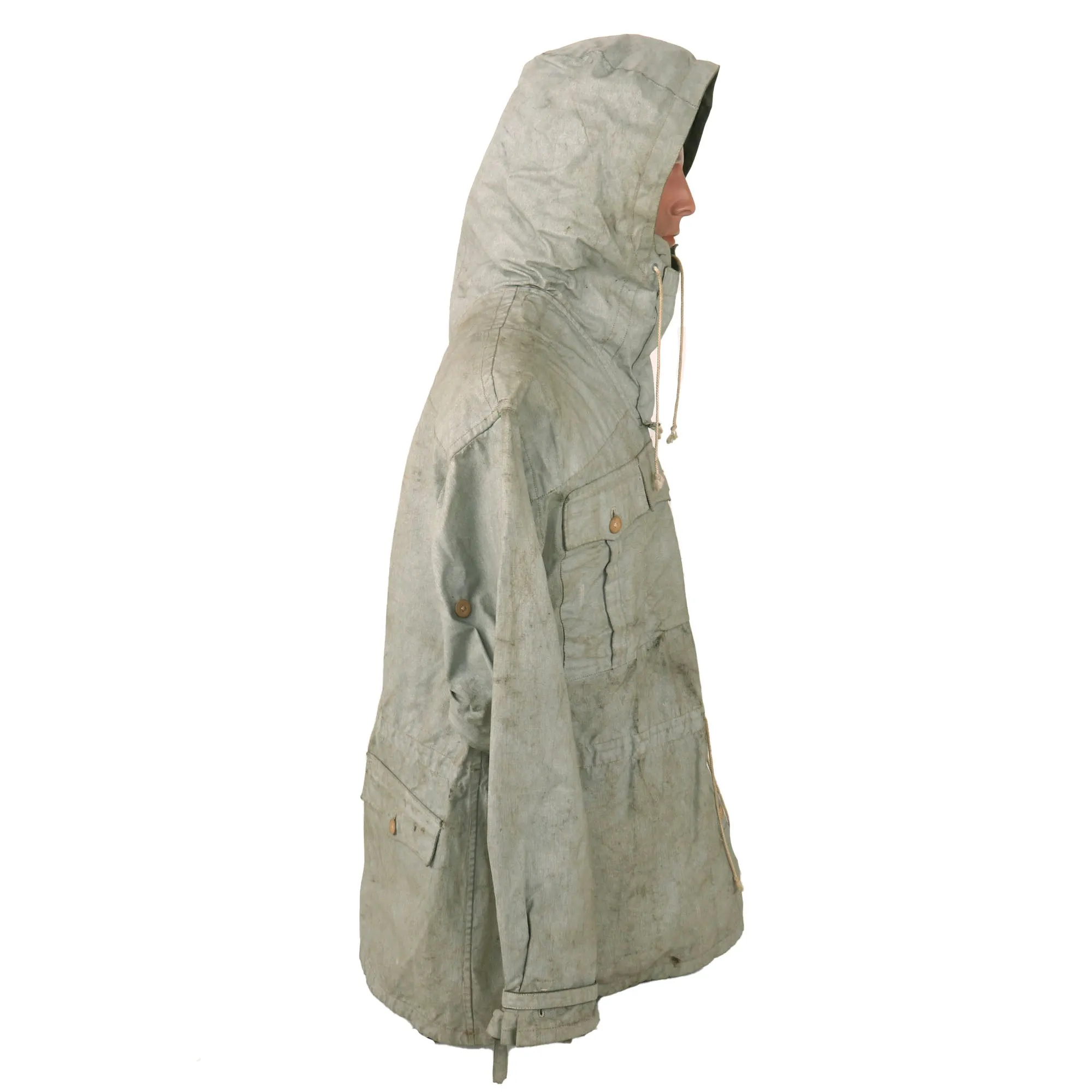 Original German WWII Gebirgsjäger Mountain Trooper M42 Wind Anorak Reversible Smock - dated 1943