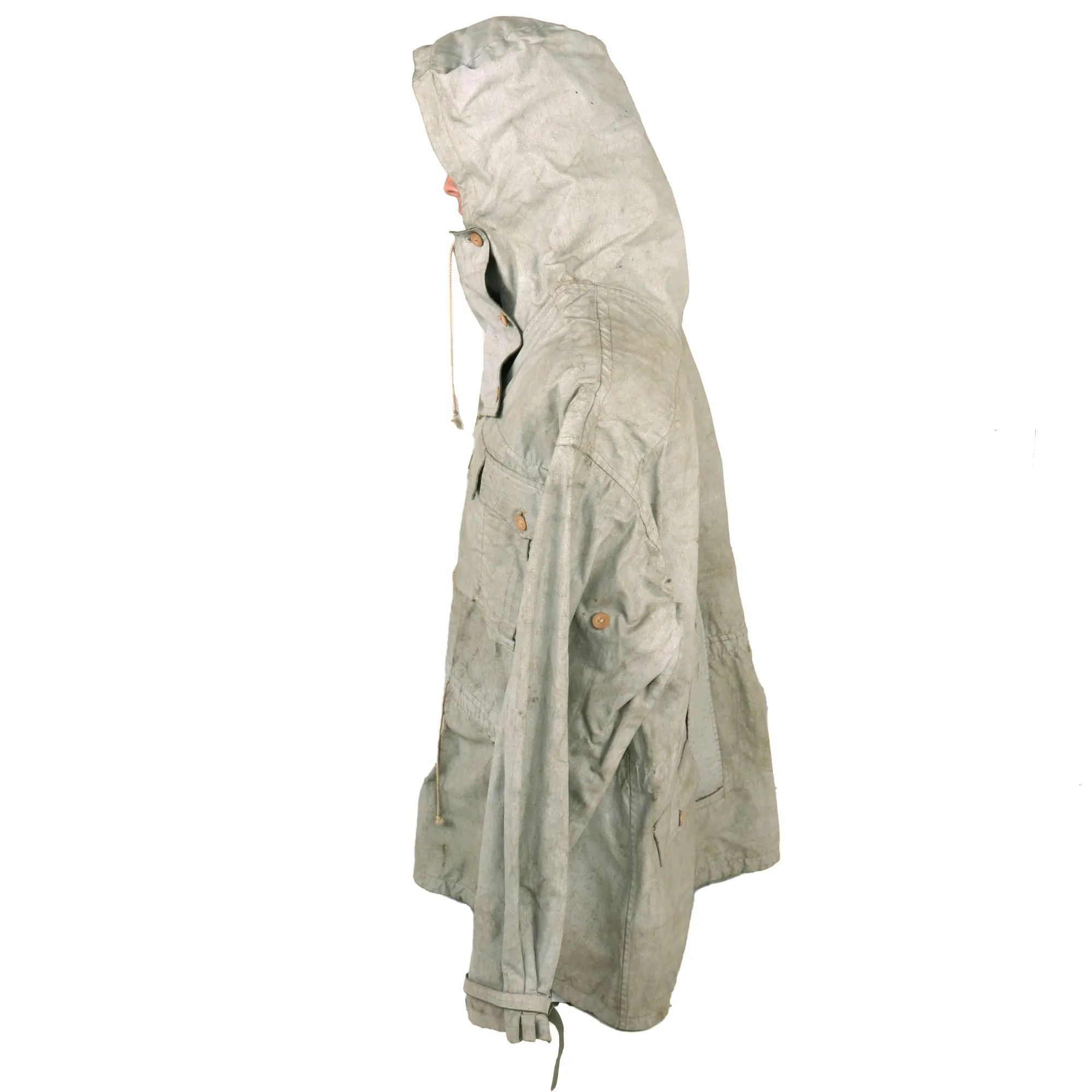 Original German WWII Gebirgsjäger Mountain Trooper M42 Wind Anorak Reversible Smock - dated 1943