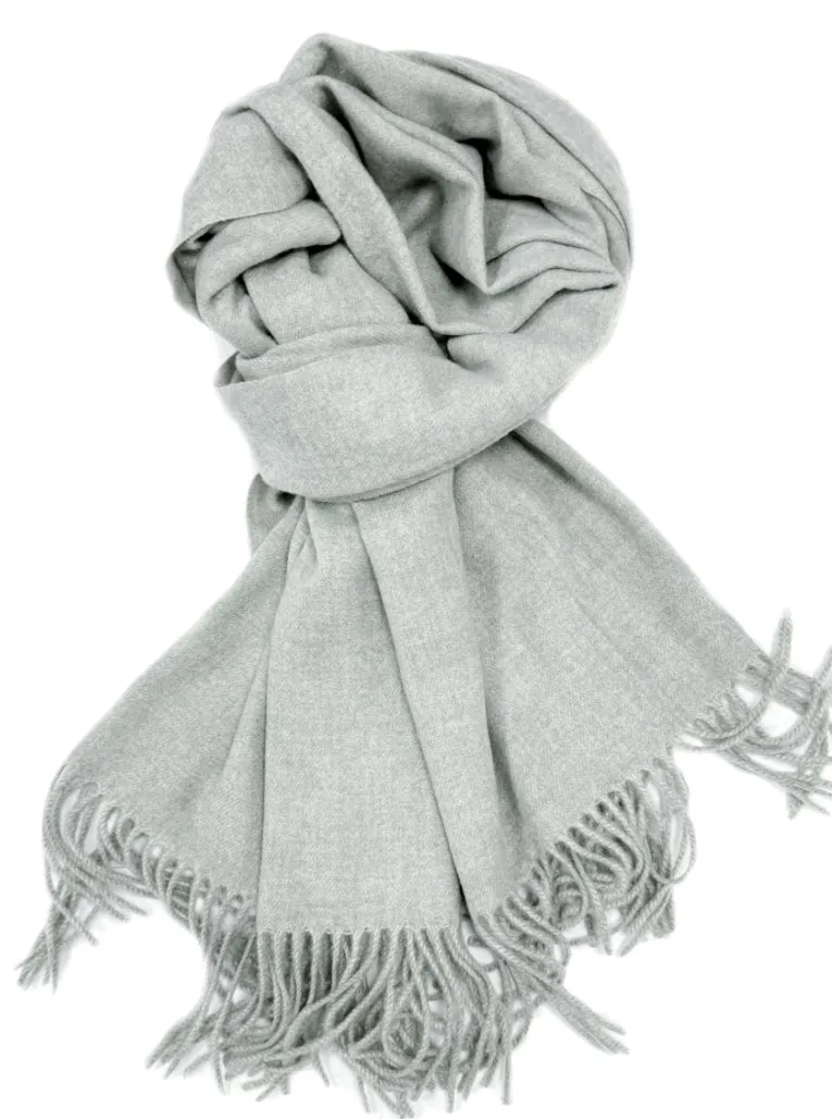 Plain Classic Cashmere Blend Pashmina Style Scarf (12 Colours)