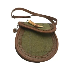 Royal Regiment of Scotland Tweed and Leather Brogued Handbag