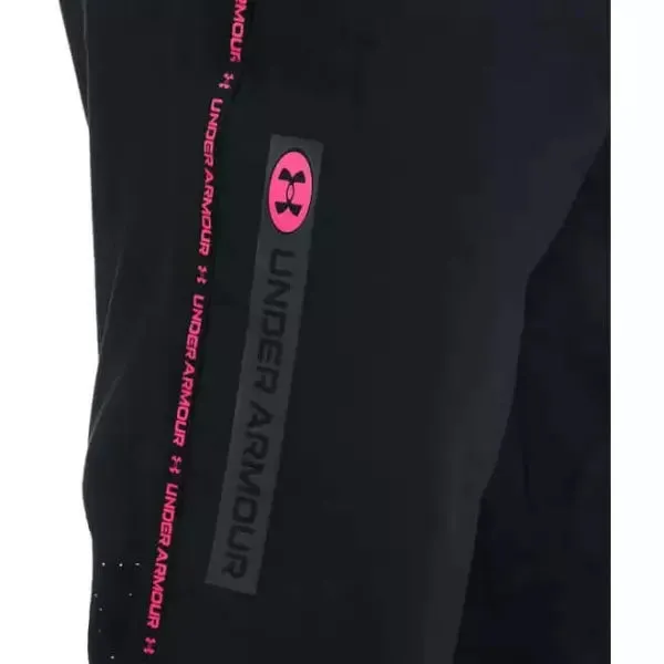 Under Armour Geo Woven Pants - Black / Pink