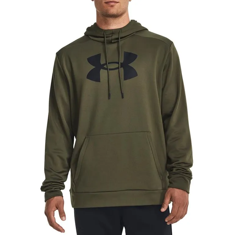 Mens Under Armour Armour Fleece Big Logo Pullover Hoodie