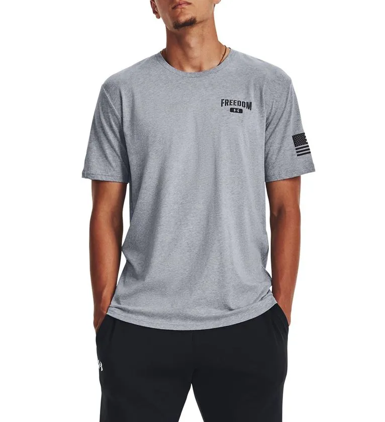 Under Armour Mens Freedom Amp Short Sleeve T-Shirt