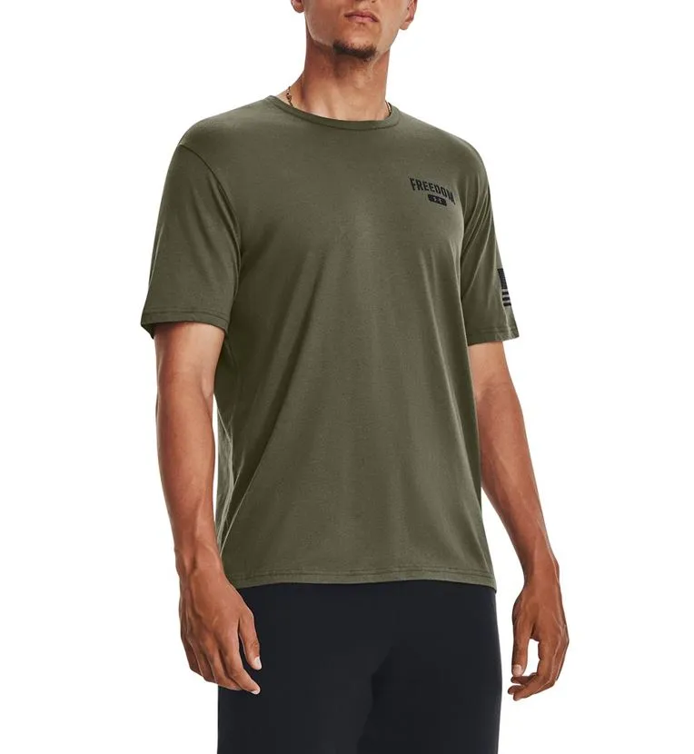 Under Armour Mens Freedom Amp Short Sleeve T-Shirt