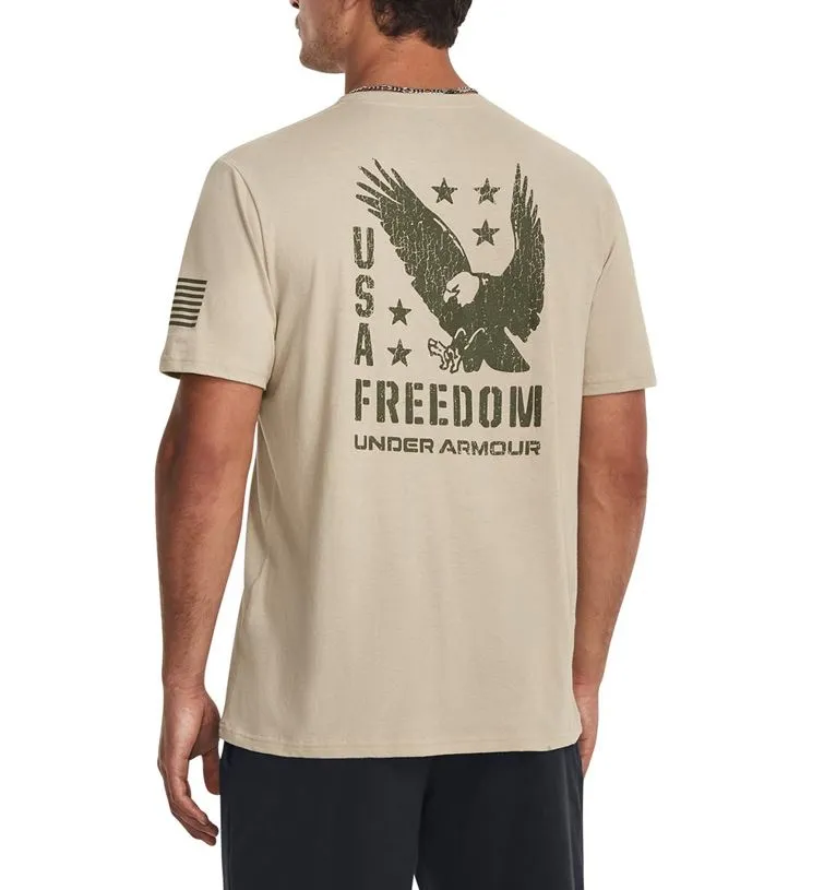 Under Armour Mens Freedom Amp Short Sleeve T-Shirt