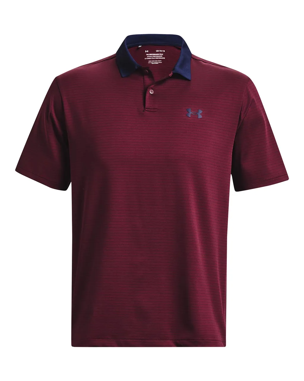 Under Armour Mens UA Performance 3.0 Stripe Short Sleeve Polo Shirt