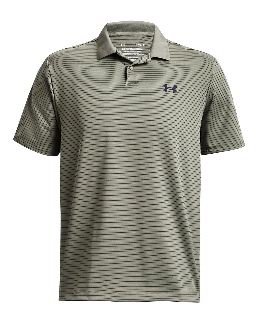 Under Armour Mens UA Performance 3.0 Stripe Short Sleeve Polo Shirt