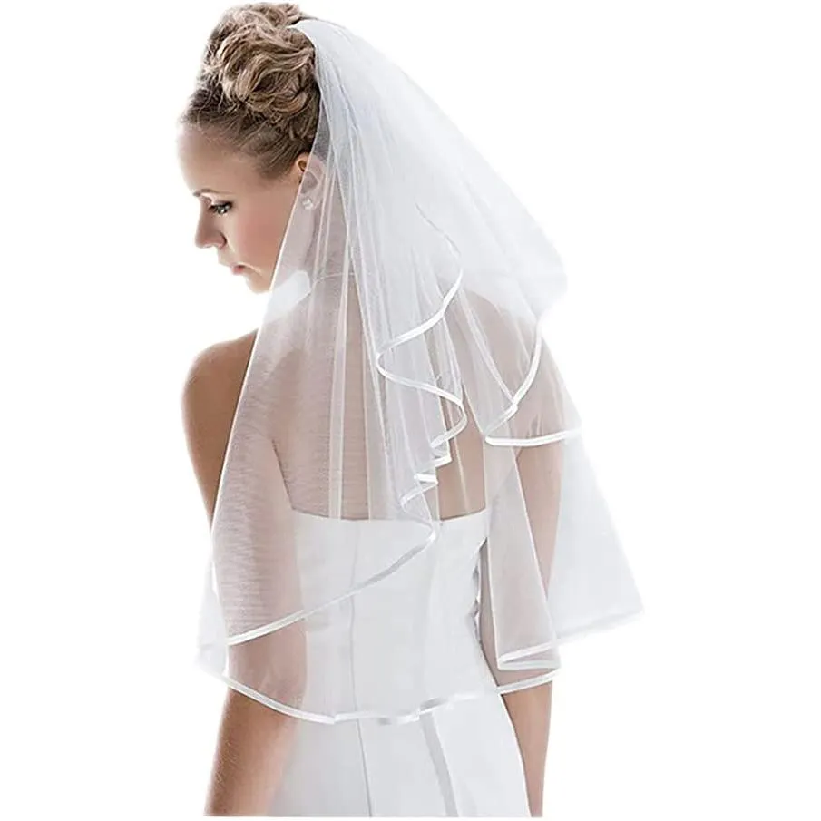 Women's Simple Bridal Veil with Comb